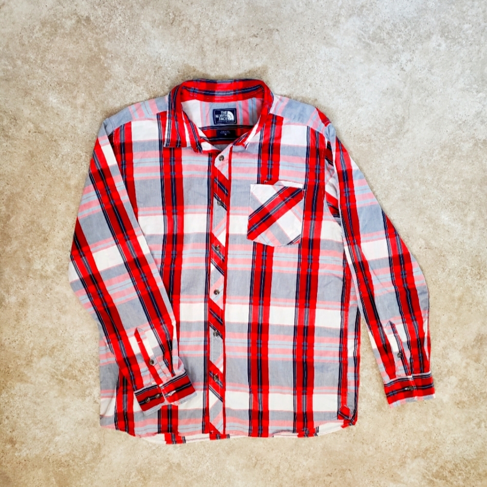 The North Face Long Sleeve Organic Cotton Flannel Shirt
